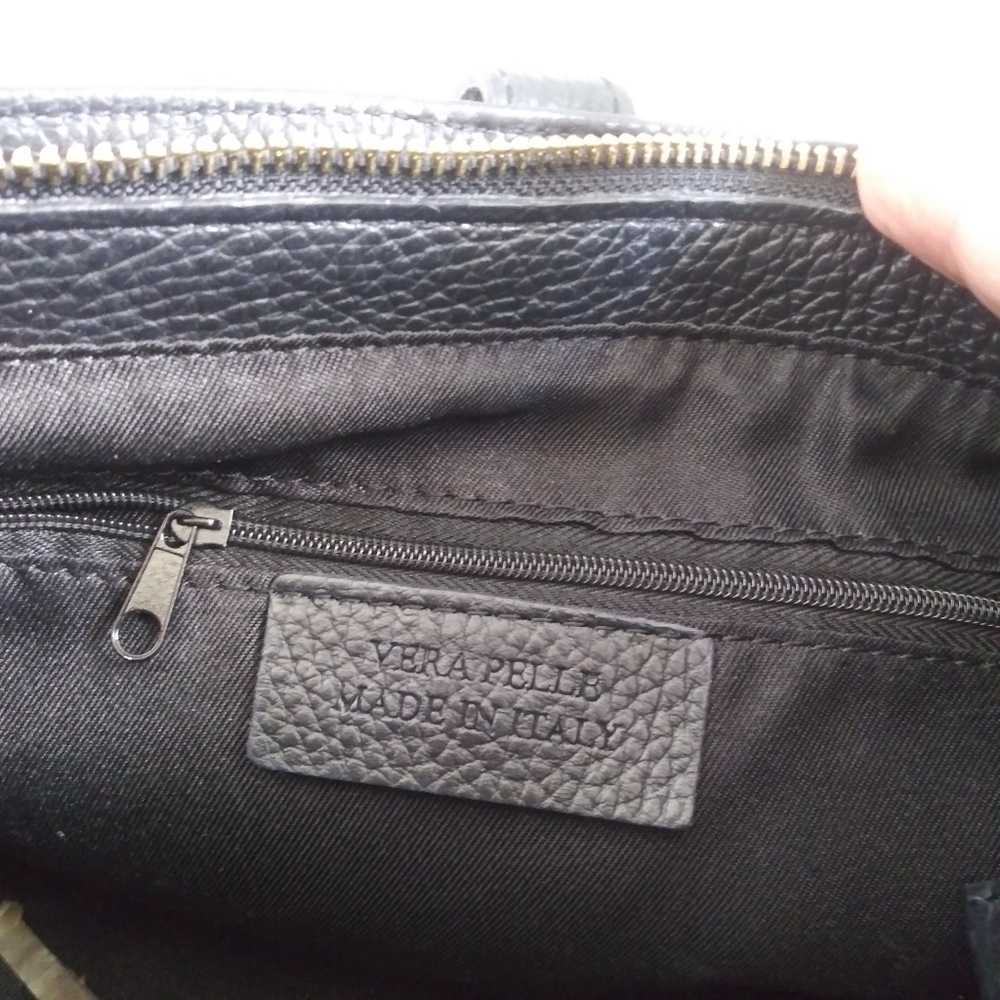 NWT VERA PELLE ITALIAN LEATHER CROSSBODY SHOULDER BAG - Picture 7 of 7